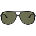 Bill RB2198, Black/Green Polarised Glass Lenses 56 Eye Size