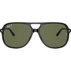Bill RB2198, Black/Green Polarised Glass Lenses 56 Eye Size