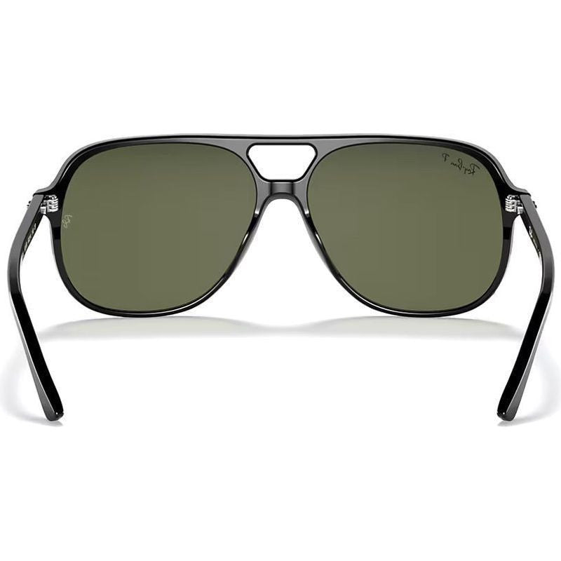 Bill RB2198, Black/Green Polarised Glass Lenses 56 Eye Size