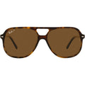 Bill RB2198, Havana/Brown Polarised Glass Lenses 60 Eye Size