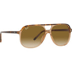 Bill RB2198, Havana and Transparent Brown/Clear and Brown Gradient Glass Lenses 60 Eye Size