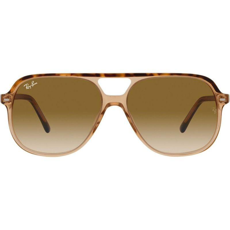 Bill RB2198, Havana and Transparent Brown/Clear and Brown Gradient Glass Lenses 60 Eye Size