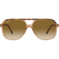 Bill RB2198, Havana and Transparent Brown/Clear and Brown Gradient Glass Lenses 60 Eye Size