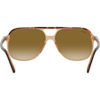 Bill RB2198, Havana and Transparent Brown/Clear and Brown Gradient Glass Lenses 60 Eye Size