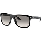 Boyfriend Two RB4547, Black/Clear Grey Gradient Glass Lenses 60 Eye Size