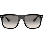 Boyfriend Two RB4547, Black/Clear Grey Gradient Glass Lenses 60 Eye Size