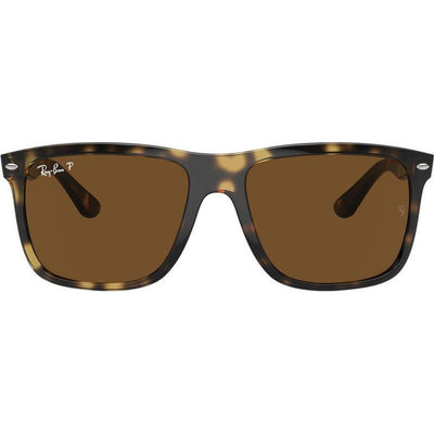 Boyfriend Two RB4547, Havana/Brown Polarised Glass Lenses 60 Eye Size