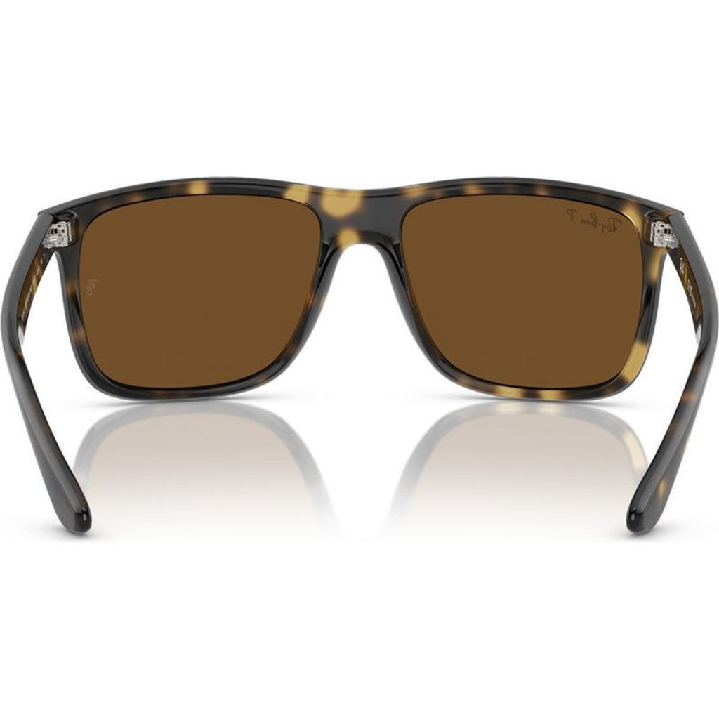 Boyfriend Two RB4547, Havana/Brown Polarised Glass Lenses 60 Eye Size