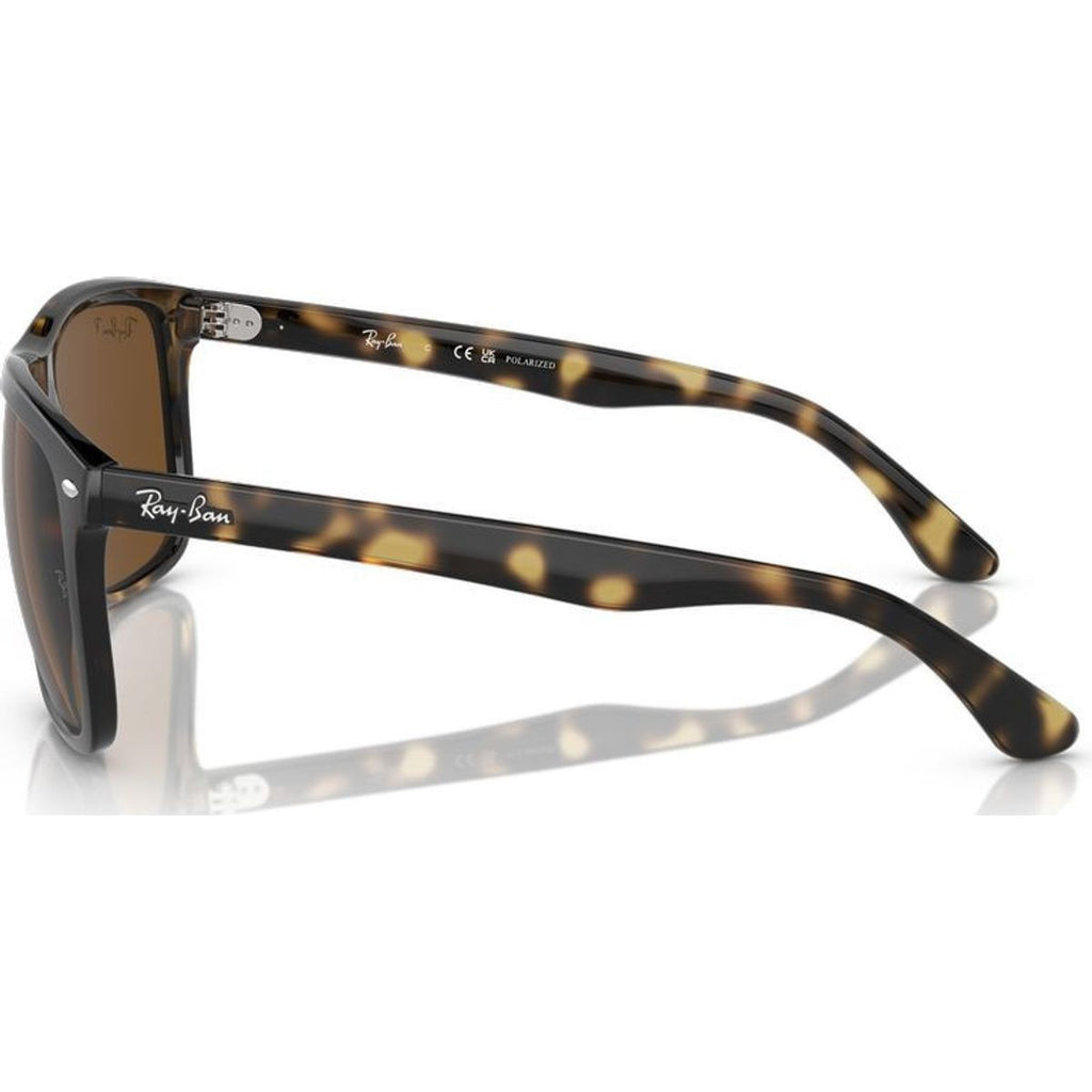 Boyfriend Two RB4547, Havana/Brown Polarised Glass Lenses 60 Eye Size