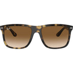 Boyfriend Two RB4547, Havana/Brown Clear Gradient Glass Lenses 60 Eye Size