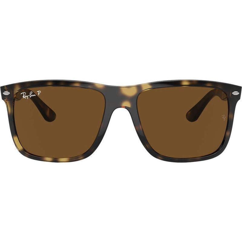 Boyfriend Two RB4547, Havana/Brown Polarised Glass Lenses 57 Eye Size