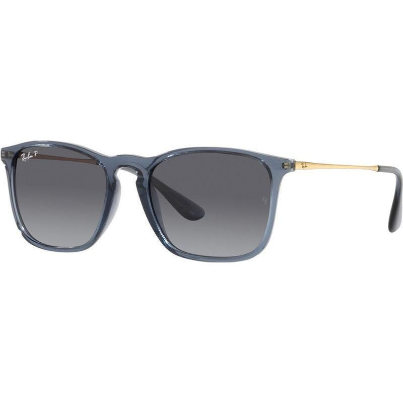 Chris RB4187, Transparent Blue/Grey Gradient Polarised Lenses
