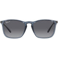 Chris RB4187, Transparent Blue/Grey Gradient Polarised Lenses