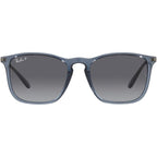 Chris RB4187, Transparent Blue/Grey Gradient Polarised Lenses