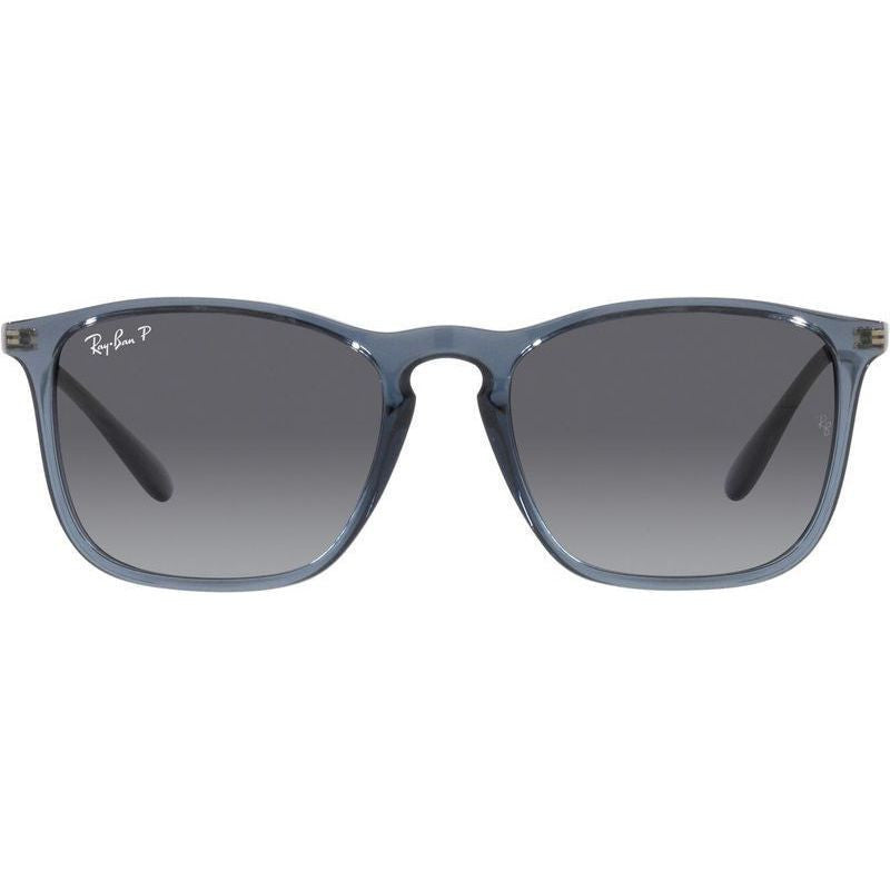 Chris RB4187, Transparent Blue/Grey Gradient Polarised Lenses