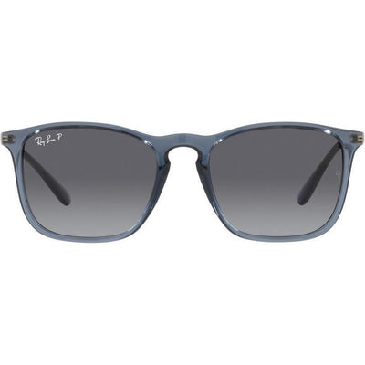 Chris RB4187, Transparent Blue/Grey Gradient Polarised Lenses