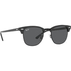 Clubmaster Classic RB3016, Grey on Black/Dark Grey Glass Lenses 55 Eye Size