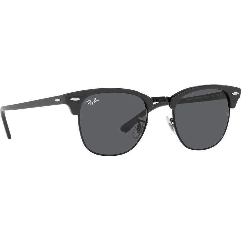 Clubmaster Classic RB3016, Grey on Black/Dark Grey Glass Lenses 55 Eye Size