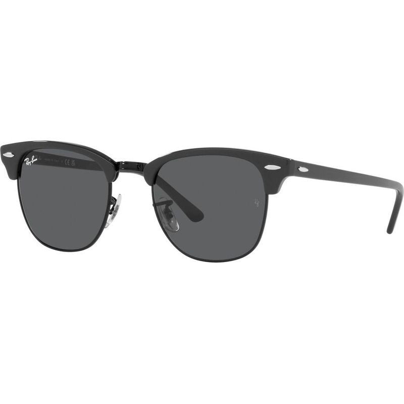 Clubmaster Classic RB3016, Grey on Black/Dark Grey Glass Lenses 51 Eye Size