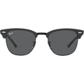 Clubmaster Classic RB3016, Grey on Black/Dark Grey Glass Lenses 55 Eye Size