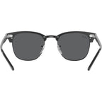 Clubmaster Classic RB3016, Grey on Black/Dark Grey Glass Lenses 55 Eye Size