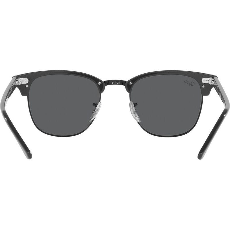 Clubmaster Classic RB3016, Grey on Black/Dark Grey Glass Lenses 55 Eye Size
