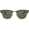 Clubmaster Classic RB3016, Mock Tort Arista/Green Glass Lenses 49 Eye Size