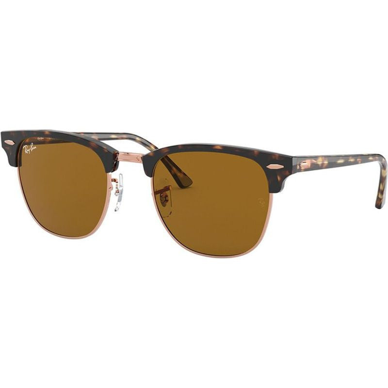 Clubmaster Classic RB3016, Shiny Havana/Brown Glass Lenses 51 Eye Size