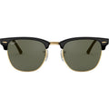 Clubmaster Classic RB3016F, Black/Green Polarised Glass Lenses