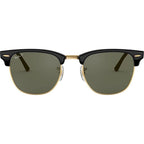 Clubmaster Classic RB3016F, Black/Green Polarised Glass Lenses