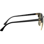 Clubmaster Classic RB3016F, Black/Green Polarised Glass Lenses