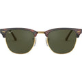 Clubmaster Classic RB3016F, Mock Tortoise on Arista/Green Glass Lenses