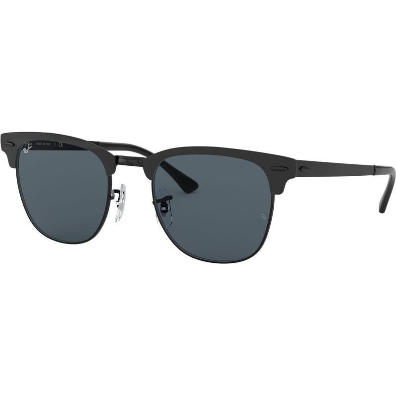Clubmaster Metal RB3716, Matte Black/Blue Glass Lenses