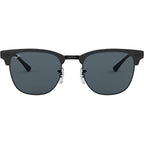 Clubmaster Metal RB3716, Matte Black/Blue Glass Lenses