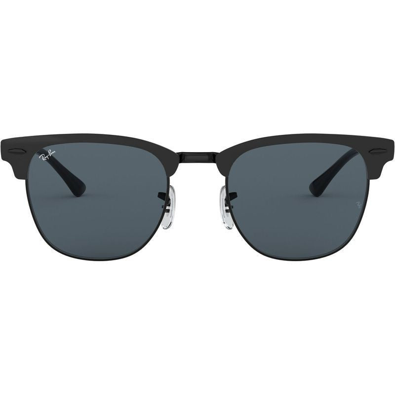 Clubmaster Metal RB3716, Matte Black/Blue Glass Lenses