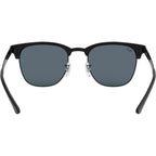 Clubmaster Metal RB3716, Matte Black/Blue Glass Lenses
