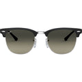 Clubmaster Metal RB3716, Black on Silver/Grey Gradient Glass Lenses