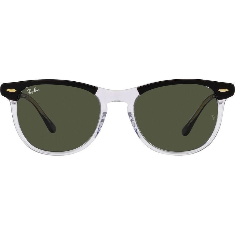 Eagleeye RB2398, Black on Transparent/Green Glass Lenses