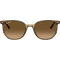 Elliot RB2197, Striped Green/Brown Gradient Polarised Glass Lenses 52 Eye Size