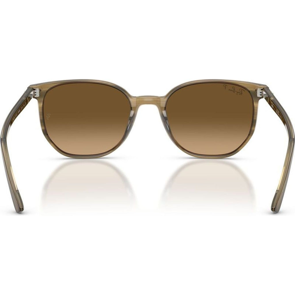 Elliot RB2197, Striped Green/Brown Gradient Polarised Glass Lenses 52 Eye Size