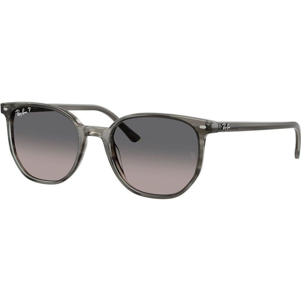 Elliot RB2197, Striped Grey/Grey Gradient Polarised Glass Lenses 52 Eye Size