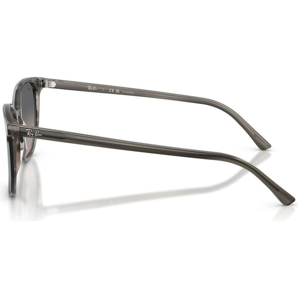 Elliot RB2197, Striped Grey/Grey Gradient Polarised Glass Lenses 52 Eye Size