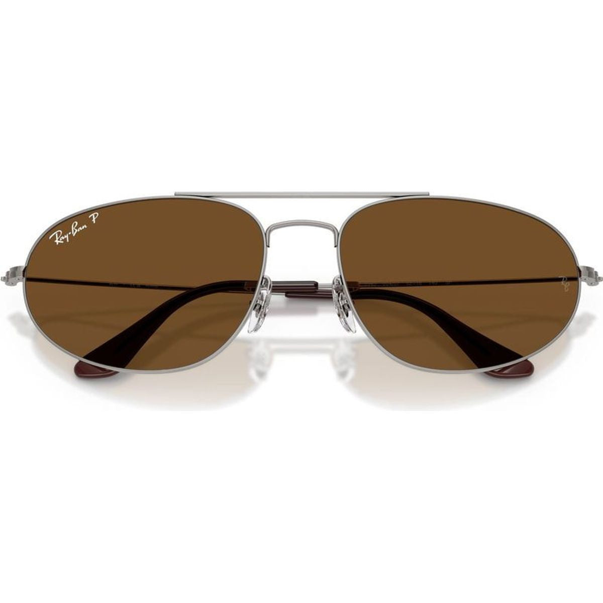 Explorer IV RB3945, Gunmetal/Brown Polarised Glass Lenses 60 Eye Size