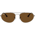 Explorer IV RB3945, Gunmetal/Brown Polarised Glass Lenses 60 Eye Size