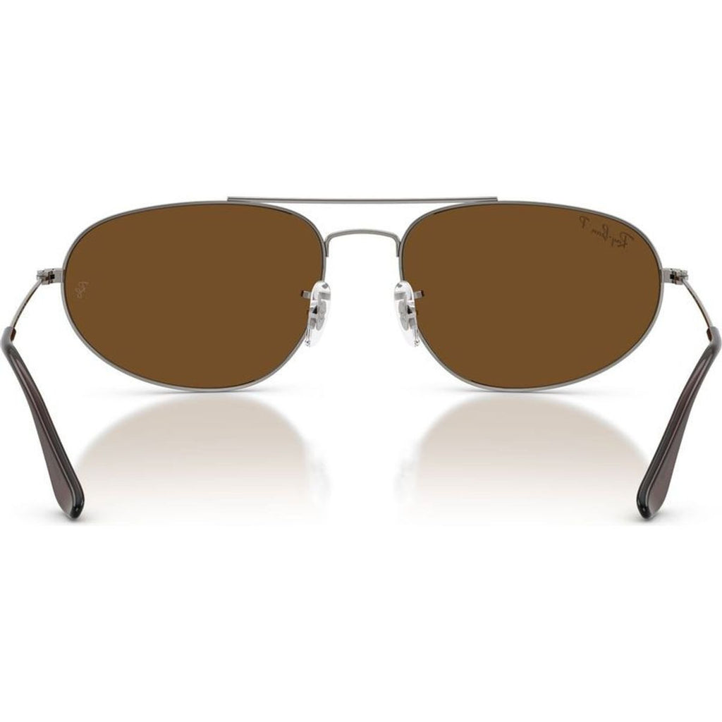 Explorer IV RB3945, Gunmetal/Brown Polarised Glass Lenses 60 Eye Size