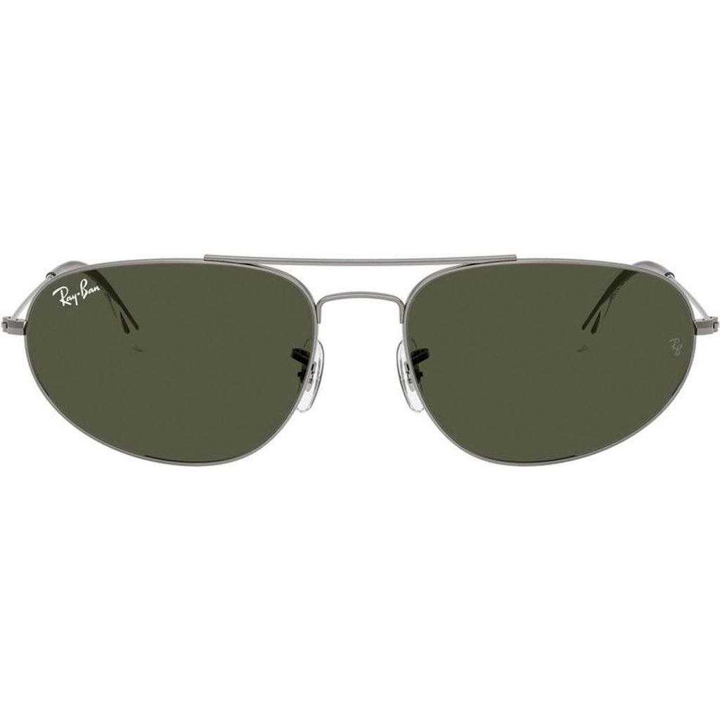 Explorer IV RB3945, Gunmetal/Green Glass Lenses 60 Eye Size