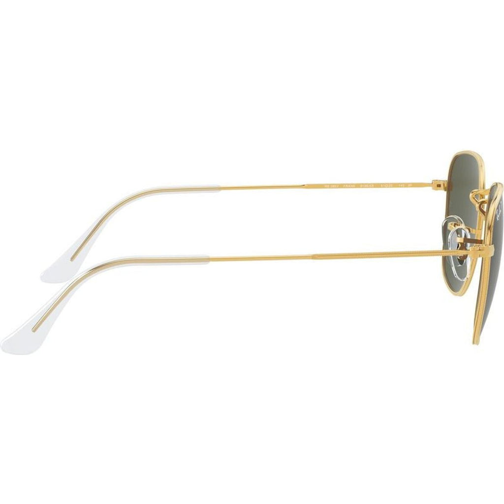 Frank RB3857, Legend Gold/G15 Green Polarised Glass Lenses 48 Eye Size