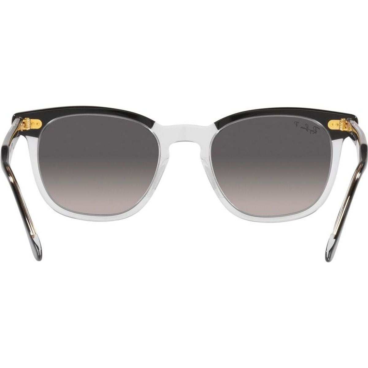 Hawkeye RB2298, Black on Transparent/Grey Gradient Polarised Glass Lenses 52 Eye Size