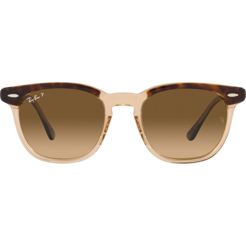 Hawkeye RB2298, Havana and Transparent Brown/Brown Gradient Polarised Glass Lenses 52 Eye Size