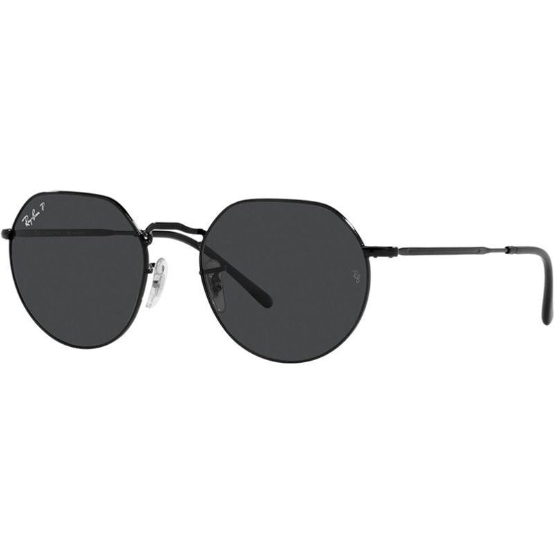 Jack RB3565, Black/Black Polarised Glass Lenses 53 Eye Size